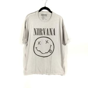 NIRVANA | Urban Outfitters | Grey Nirvana Band Tee